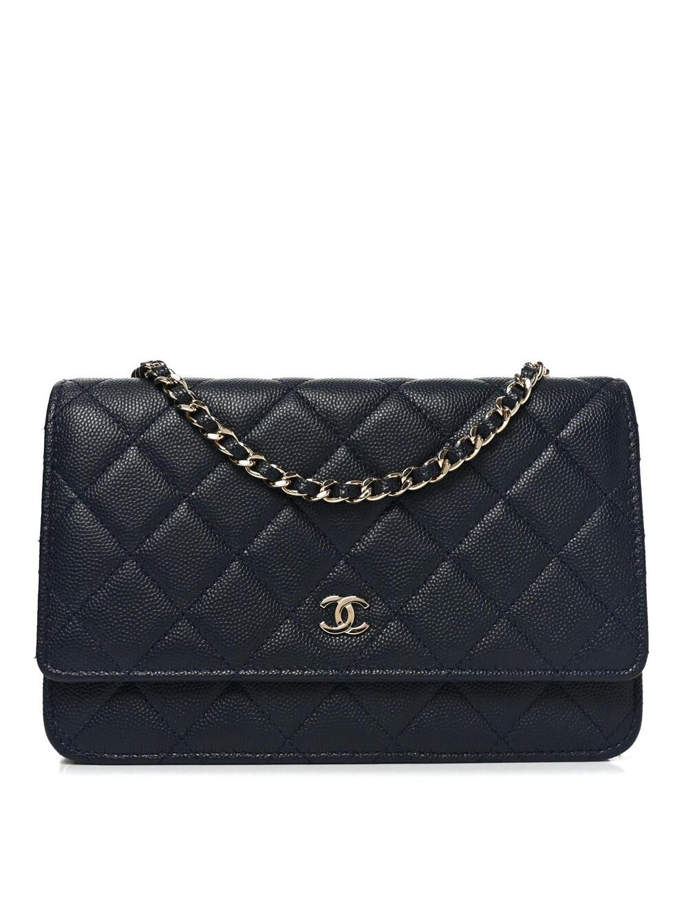 Chanel Caviar Quilted Wallet On Chain #325507C34B